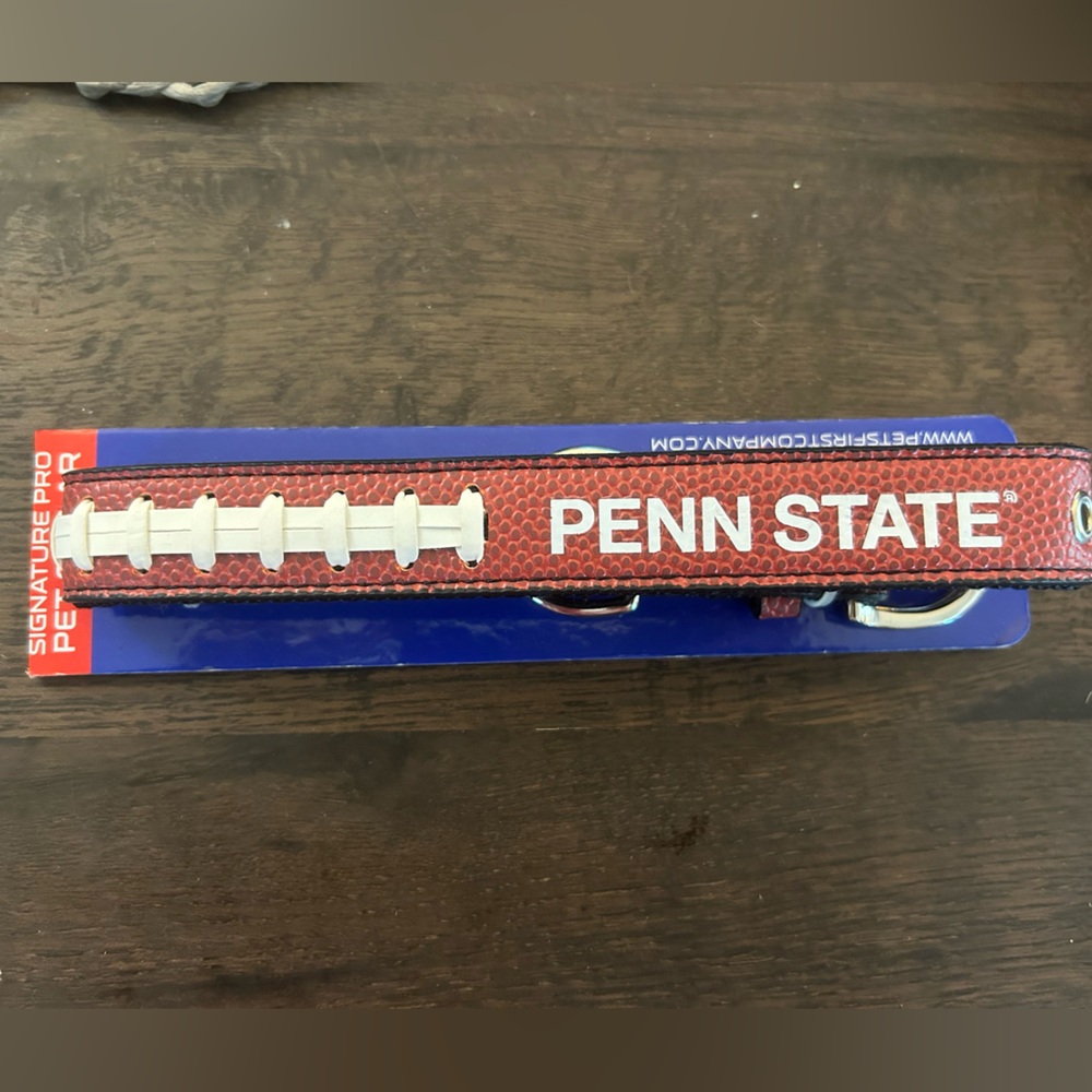 Penn state adjustable dog collar